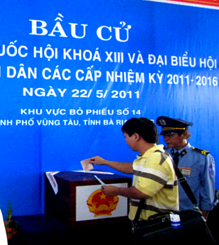 541 voters of Joint Venture Vietsovpetro working at sea complete election